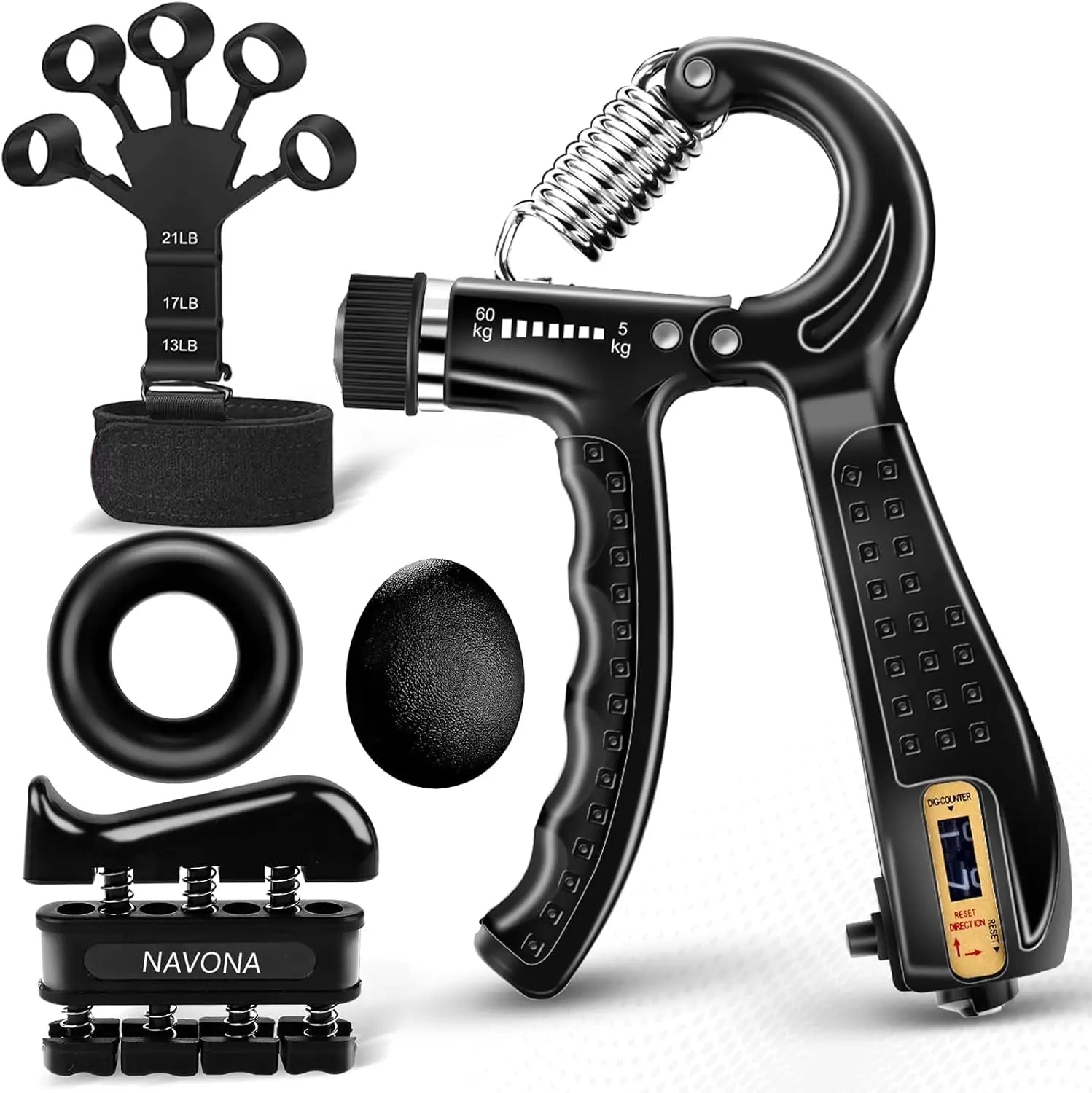 Adjustable Hand Gripper (set) - Kinetic Fitness