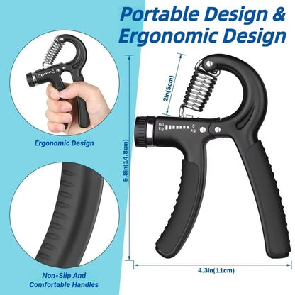 5-60KG Hand Grip Strengthener - Kinetic Fitness