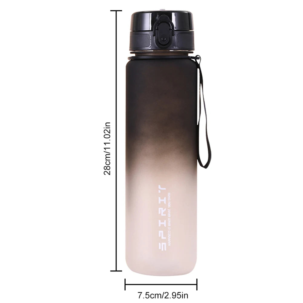500-1000ml Sports Water Bottle - Kinetic Fitness