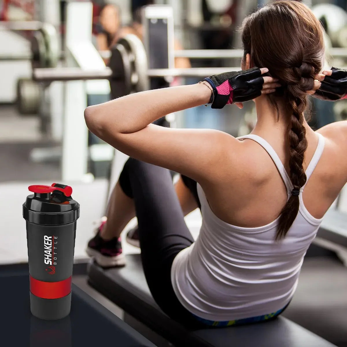 Layered Protein Bottle - Kinetic Fitness
