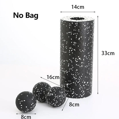 Foam Roller Massage Peanut Ball Set - Kinetic Fitness