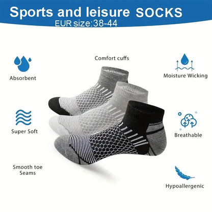 6 Pairs Athletic Socks