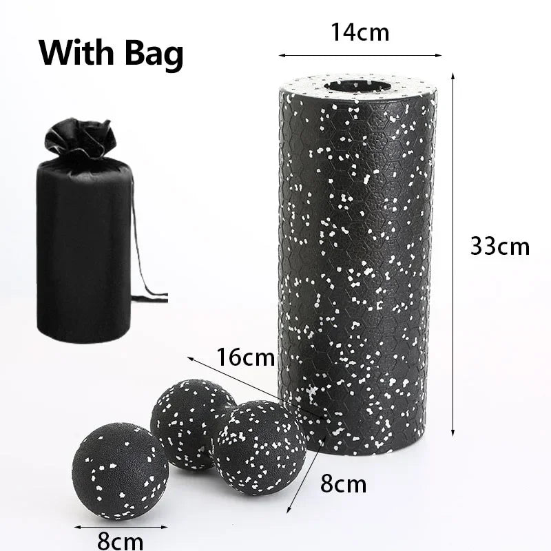 Foam Roller Massage Peanut Ball Set - Kinetic Fitness