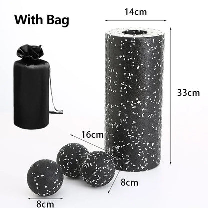 Foam Roller Massage Peanut Ball Set - Kinetic Fitness