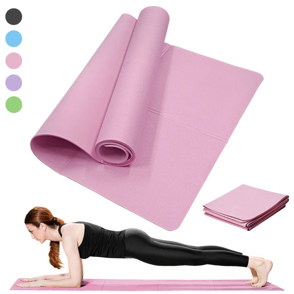 Yoga Mat Pilates Fitness Mat 3/4/6mm - Kinetic Fitness