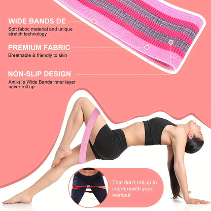 Fabric Resistance Hip Booty Bands - Kinetic Fitness