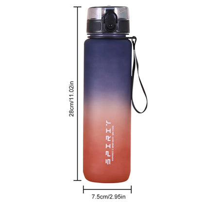 500-1000ml Sports Water Bottle - Kinetic Fitness