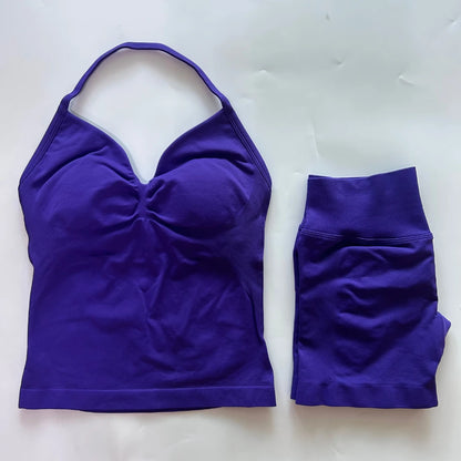 Sport Bra + High Waist Sports Shorts