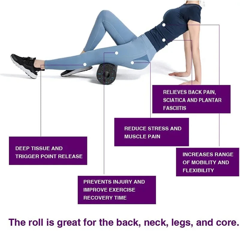 Foam Roller Massage Peanut Ball Set