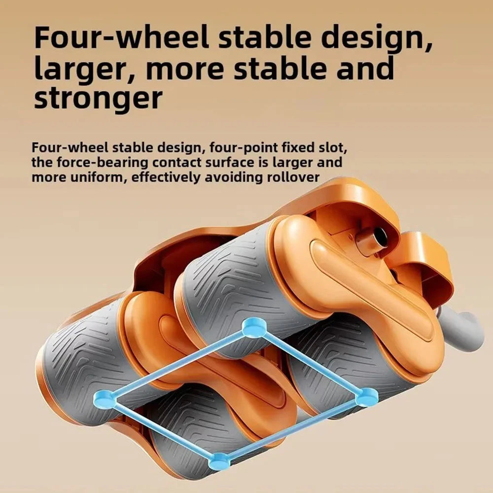 Four-wheel Abdominal Wheel Kinetic Fitness