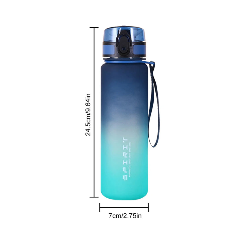 500-1000ml Sports Water Bottle - Kinetic Fitness