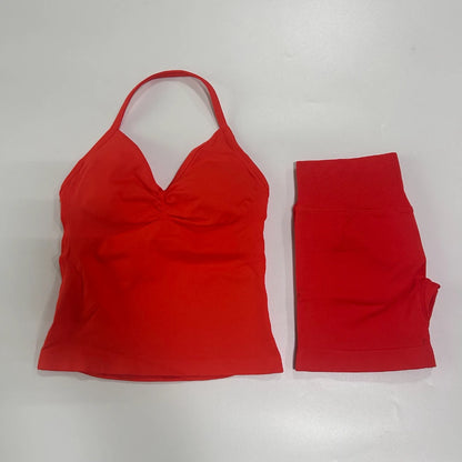 Sport Bra + High Waist Sports Shorts
