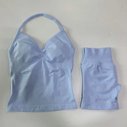 Sport Bra + High Waist Sports Shorts