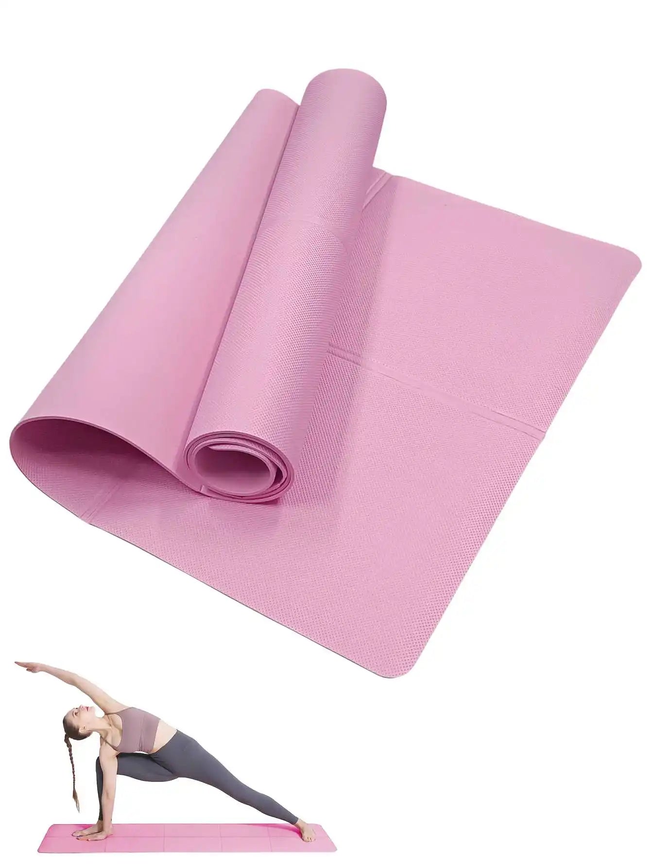 Yoga Mat Pilates Fitness Mat 3/4/6mm - Kinetic Fitness