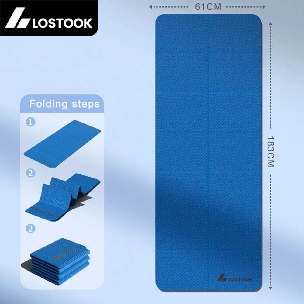 4mm Thick TPE Foldable Yoga Mat - Kinetic Fitness