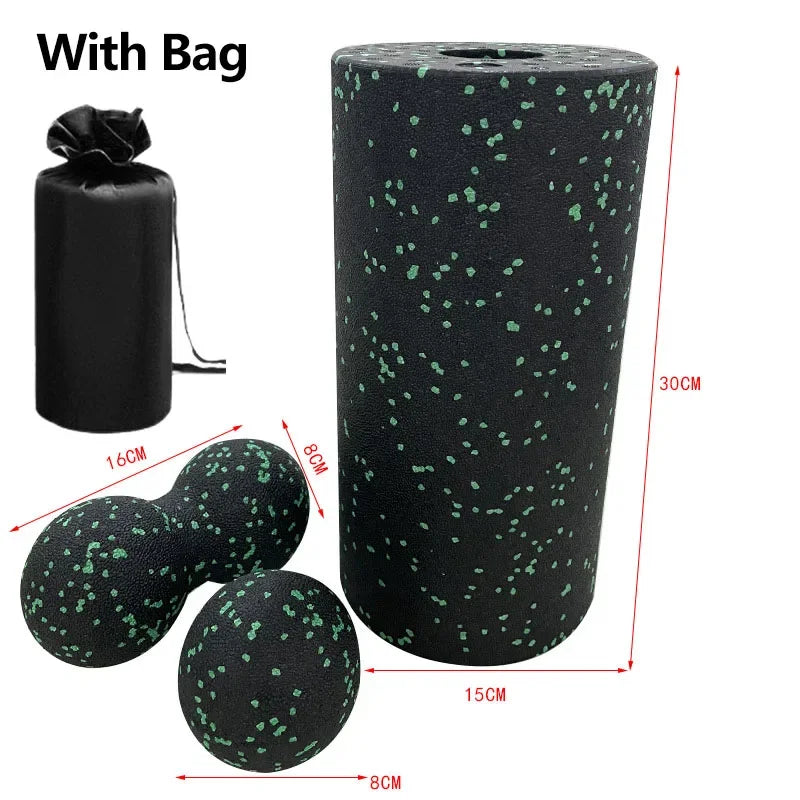 Foam Roller Massage Peanut Ball Set
