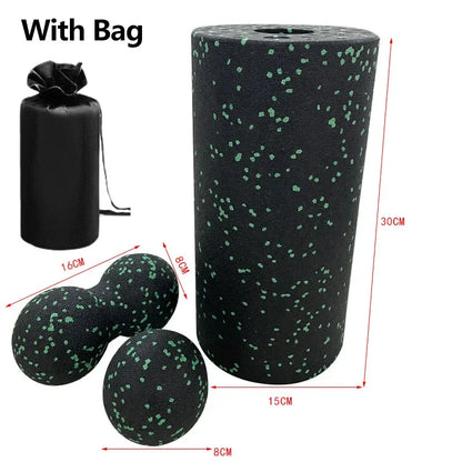 Foam Roller Massage Peanut Ball Set - Kinetic Fitness