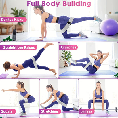 Fabric Resistance Hip Booty Bands - Kinetic Fitness