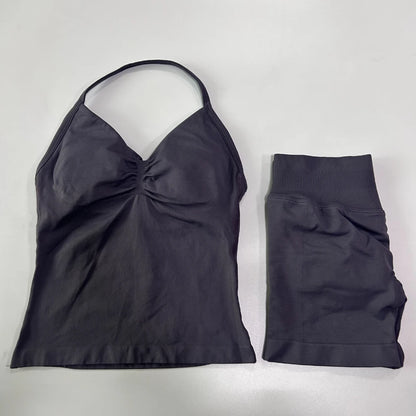 Sport Bra + High Waist Sports Shorts