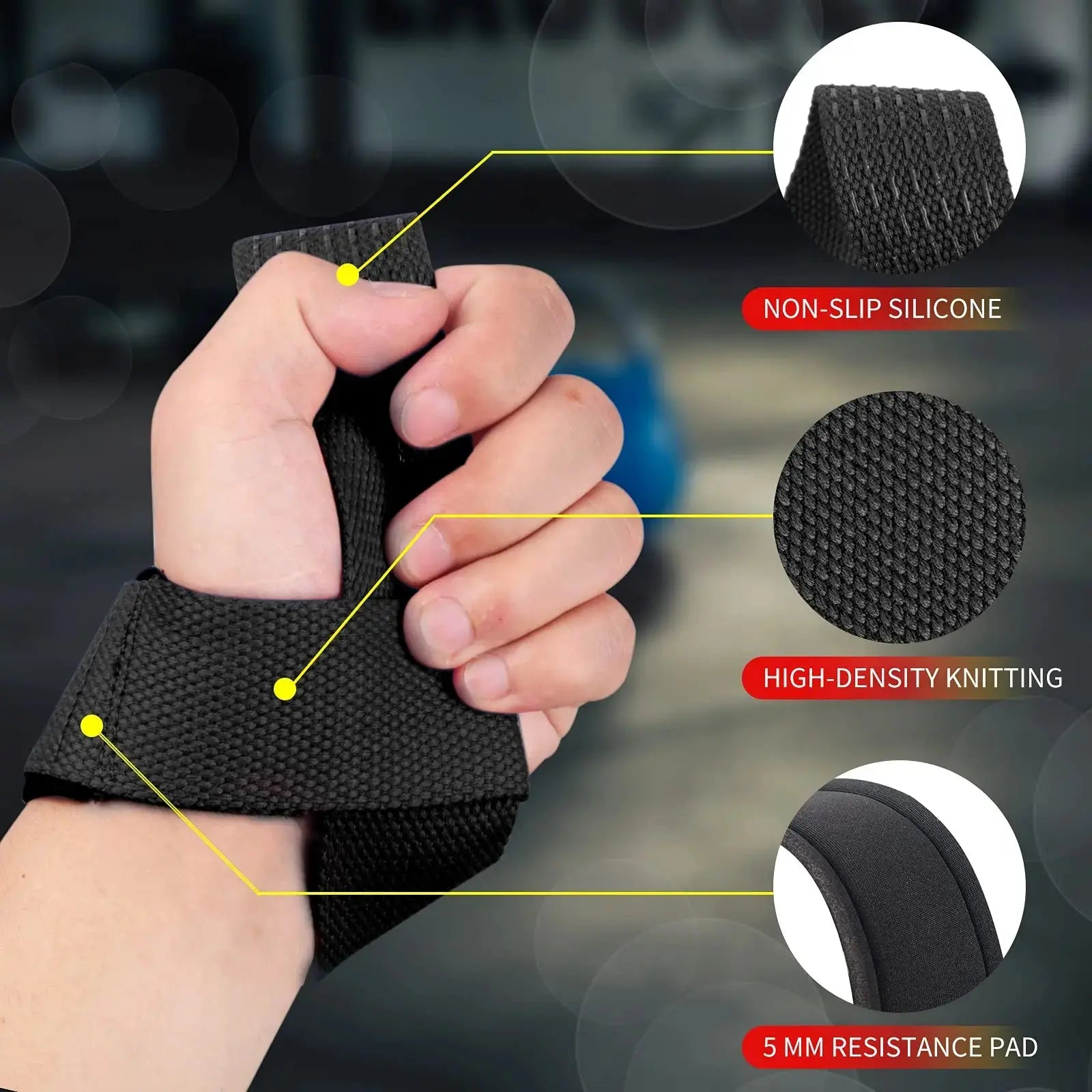 Weightlifting Straps - Kinetic Fitness