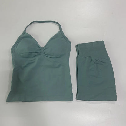 Sport Bra + High Waist Sports Shorts