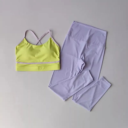 Sport Bra + High Waist Sports Shorts