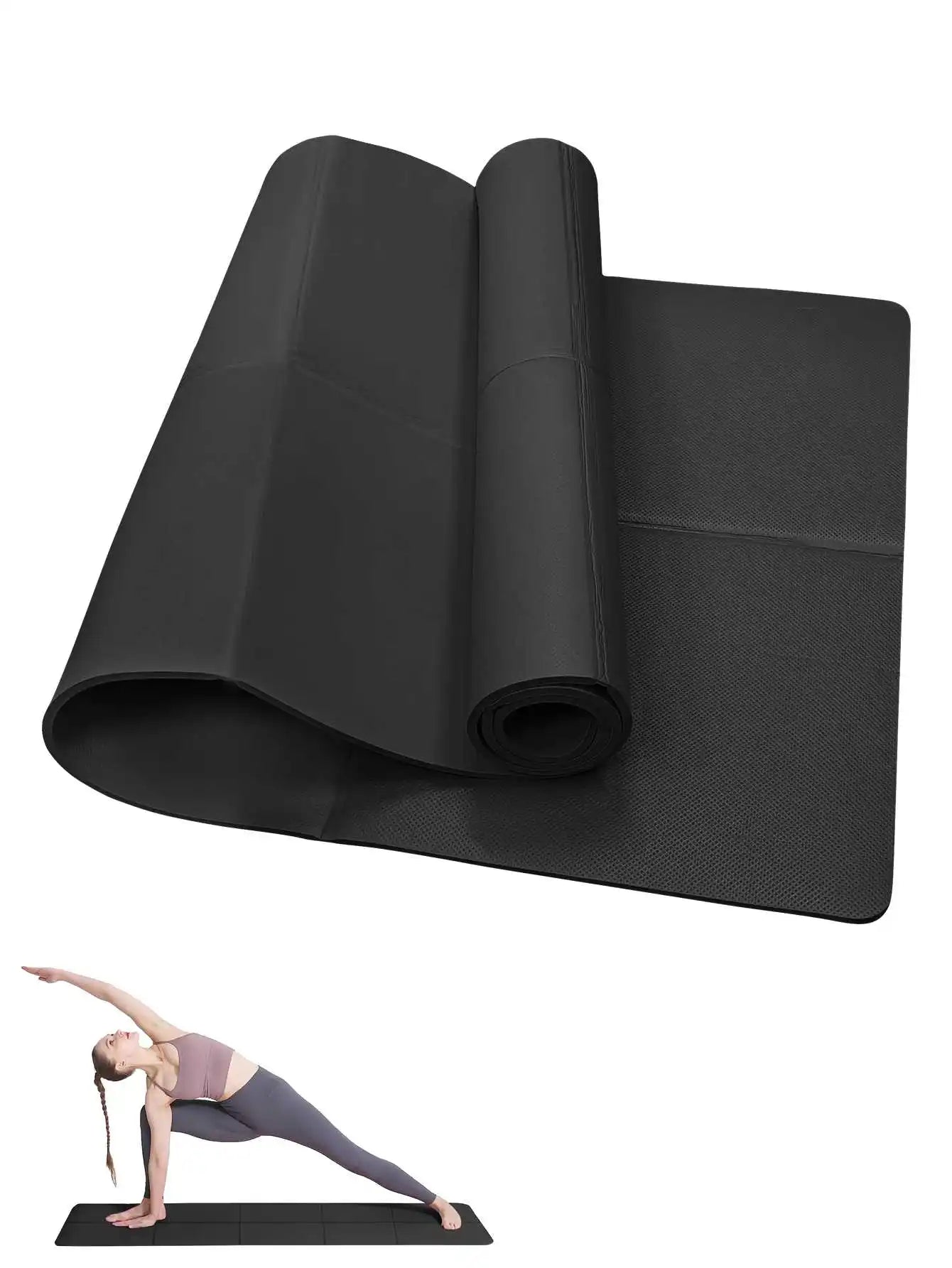 Yoga Mat Pilates Fitness Mat 3/4/6mm - Kinetic Fitness