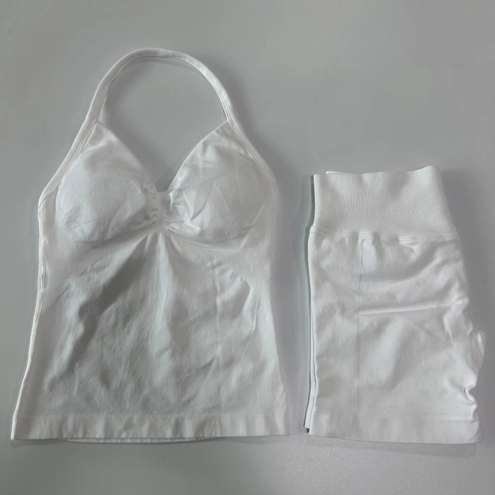 Sport Bra + High Waist Sports Shorts