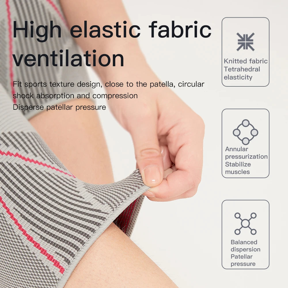 Elastic Nylon Compression Knee Sleeve