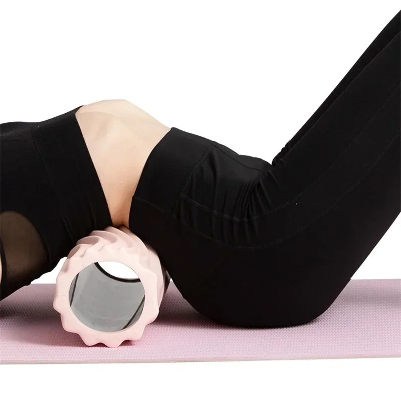 Iridescent Gradient Wave Foam Roller Yoga Pilates Exercise Body Muscle Massage Relax Yoga Column Home Fitness Equipment 33/45cm - Kinetic Fitness