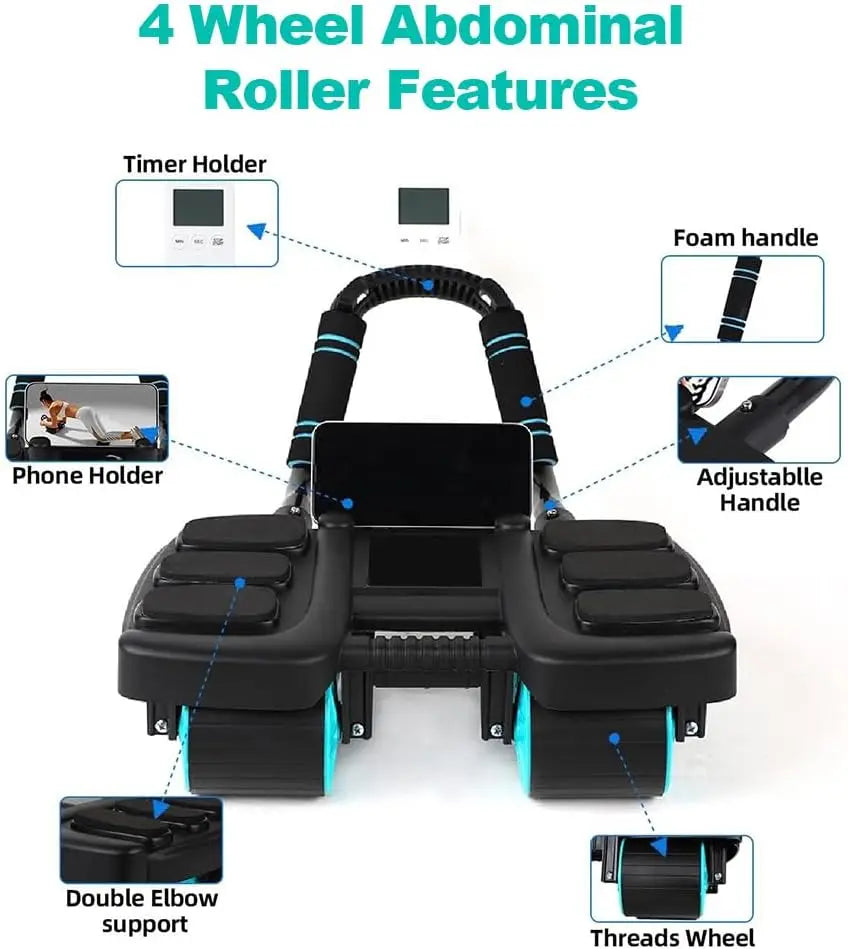 Automatic Rebound Ab Roller Wheel