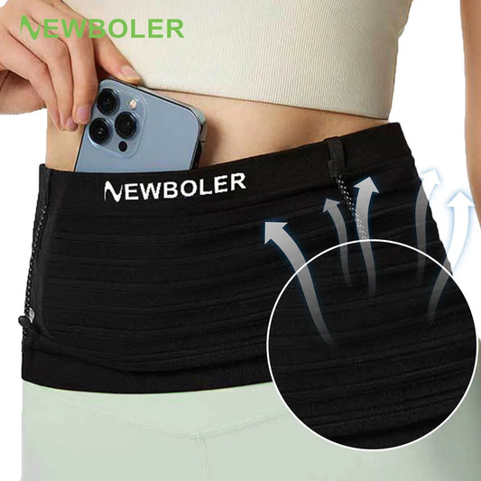 NEWBOLER Elastic Sports Waist Bag Pack