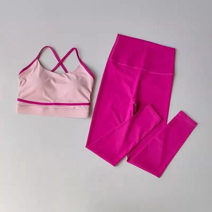Sport Bra + High Waist Sports Shorts