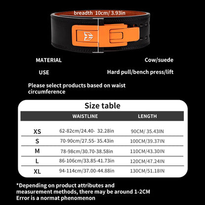 Cowhide Weightlifting Belt - Kinetic Fitness