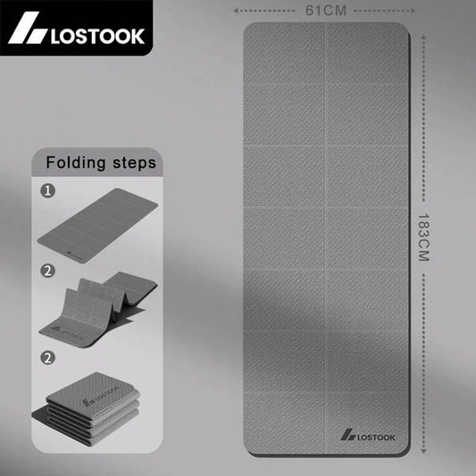 4mm Thick TPE Foldable Yoga Mat - Kinetic Fitness