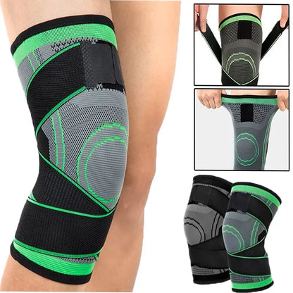 Knee Compression Sleeve with Adjustable Straps