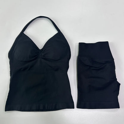 Sport Bra + High Waist Sports Shorts