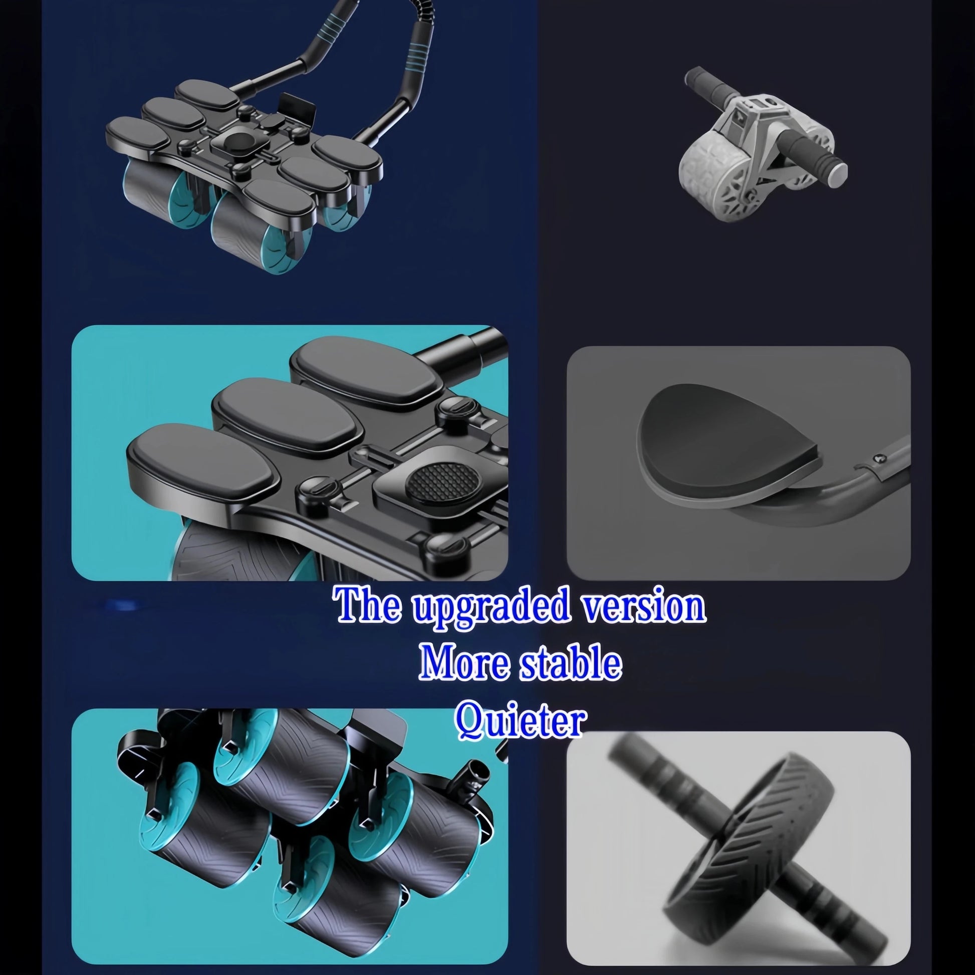 Silent abdominal exercise wheel Kinetic Fitness