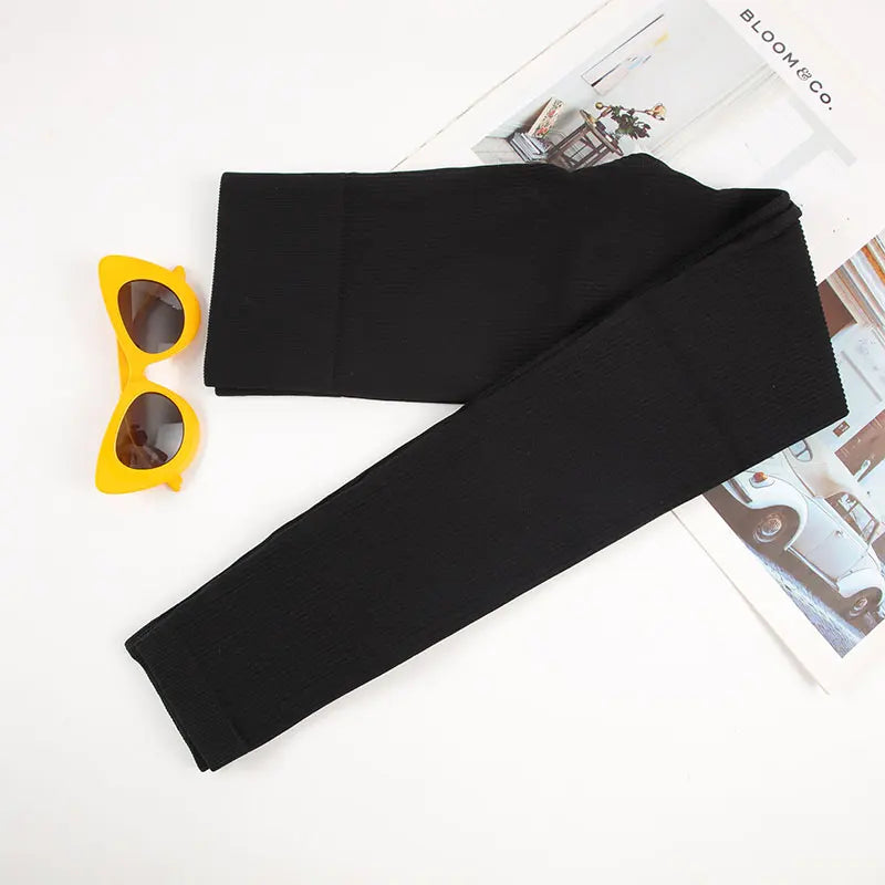 Women Seamless Ribbed Leggings