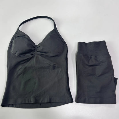 Sport Bra + High Waist Sports Shorts