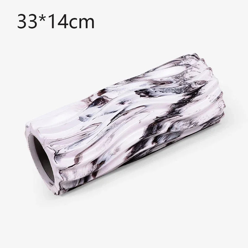 Iridescent Gradient Wave Foam Roller Yoga Pilates Exercise Body Muscle Massage Relax Yoga Column Home Fitness Equipment 33/45cm - Kinetic Fitness