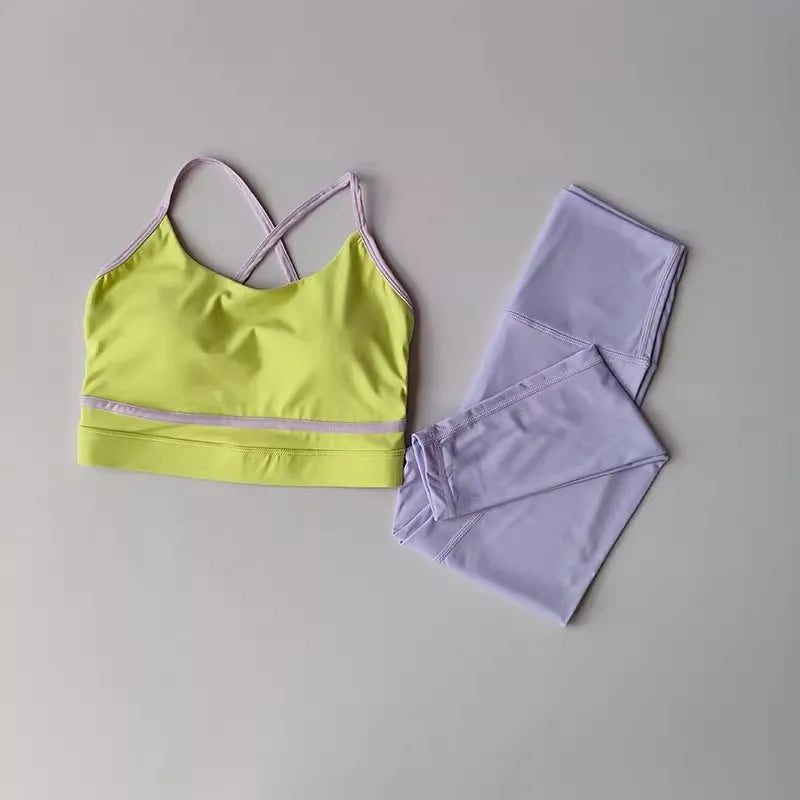 Sport Bra + High Waist Sports Shorts