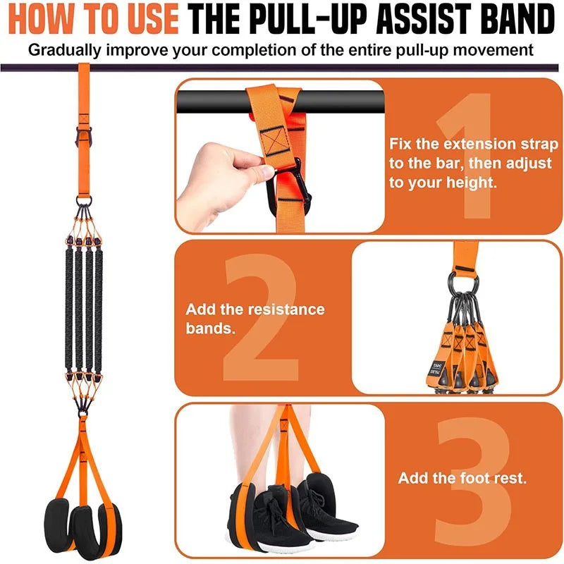 Pull Up Assistance Bands Set