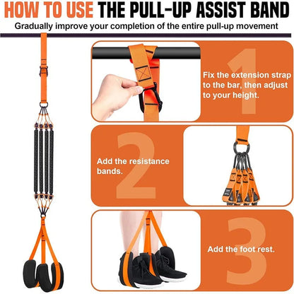 Pull Up Assistance Bands Set