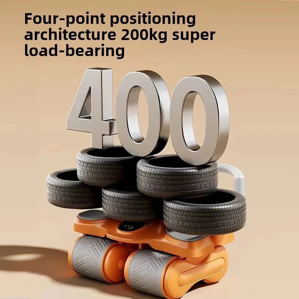 Four-wheel Abdominal Wheel Kinetic Fitness