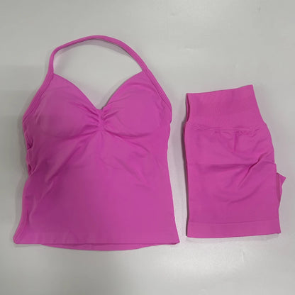 Sport Bra + High Waist Sports Shorts
