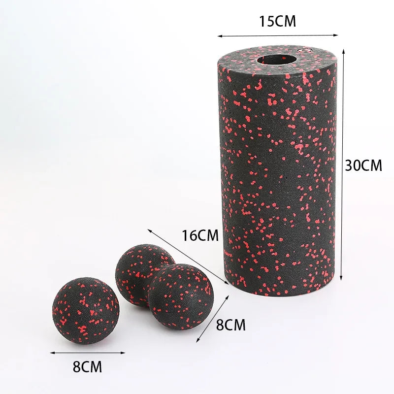 Foam Roller Massage Peanut Ball Set