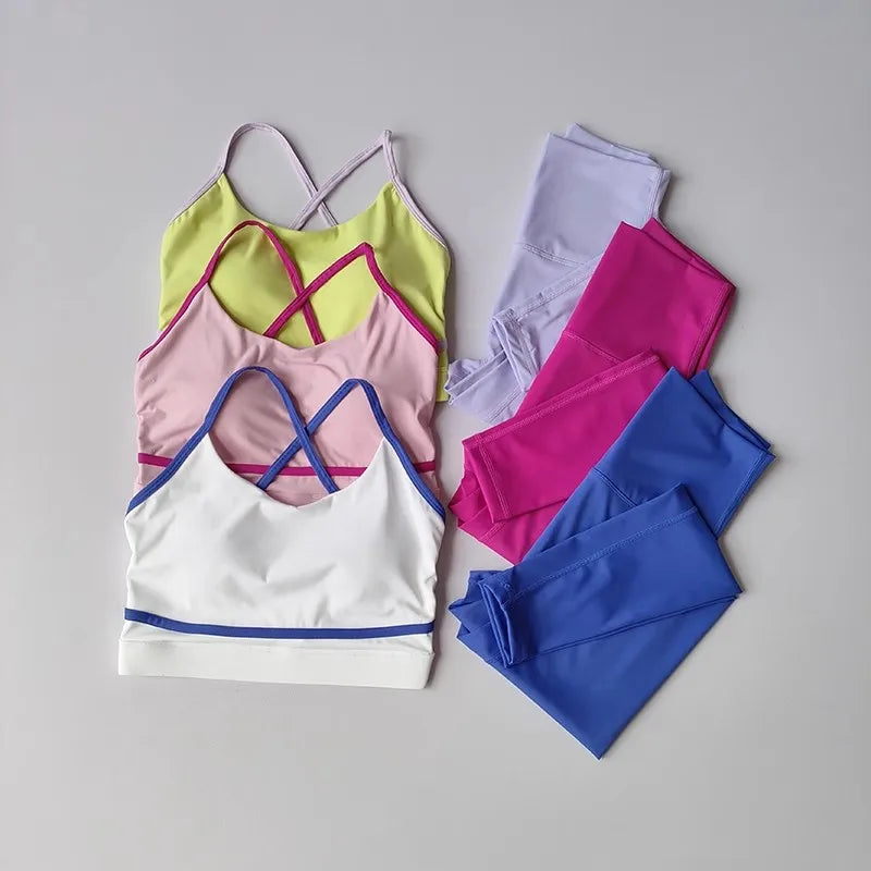 Sport Bra + High Waist Sports Shorts
