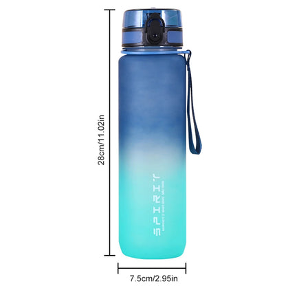 500-1000ml Sports Water Bottle - Kinetic Fitness