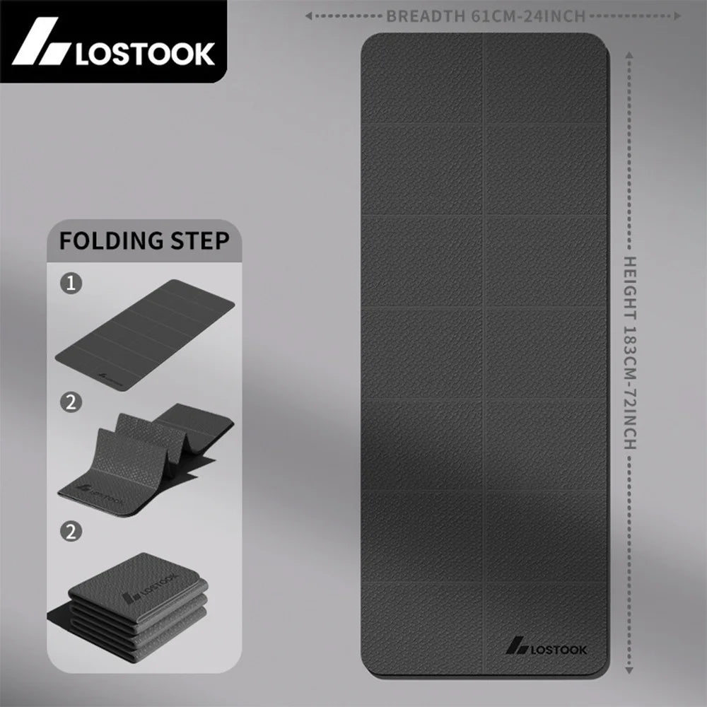 4mm Thick TPE Foldable Yoga Mat - Kinetic Fitness